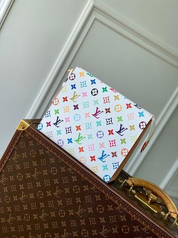 Fortok Louis Vuitton x TM Toiletry Pouch White M13746 25x20x5.5cm