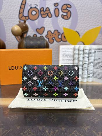 Fortok Louis Vuitton x TM 6 Key Holder Black M14092 12x7x2cm
