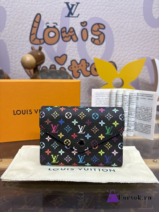 Fortok Louis Vuitton  x TM Victorine Wallet Black M14163 12x9.5x2.5cm - 1