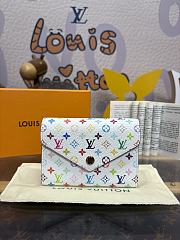 Fortok Louis Vuitton x TM Victorine Wallet White M14163 12x9.5x2.5cm - 1