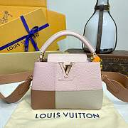 Fortok Louis Vuitton Capucines Mini Bag Pink M59268 21x14x8cm - 1