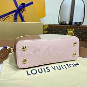 Fortok Louis Vuitton Capucines Mini Bag Pink M59268 21x14x8cm - 5