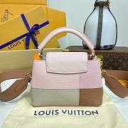 Fortok Louis Vuitton Capucines Mini Bag Pink M59268 21x14x8cm - 4