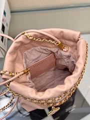 Fortok Chanel Mini Handbag Pink Caviar Leather 20cm - 2