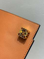 Fortok Loewe Dice Pocket Phone Bag Brown 20.5x12.7x4.5cm - 4