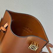 Fortok Loewe Dice Pocket Phone Bag Brown 20.5x12.7x4.5cm - 3