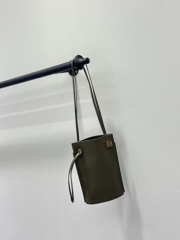 Fortok Loewe Dice Pocket Phone Bag Dark Green 20.5x12.7x4.5cm