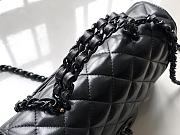 Fortok Chanel Mini Flap Handle Bag Black 12.5x20x6cm - 6