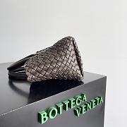 Fortok Bottega Veneta Mini Cabat Bag Brown 709464 22x6.5x15.5cm - 5