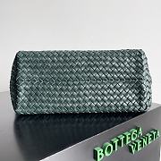 Fortok Bottega Veneta Mini Cabat Bag Green 709464 22x6.5x15.5cm - 5