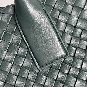 Fortok Bottega Veneta Mini Cabat Bag Green 709464 22x6.5x15.5cm - 3