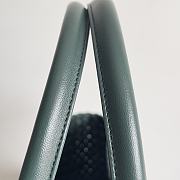 Fortok Bottega Veneta Mini Cabat Bag Green 709464 22x6.5x15.5cm - 2