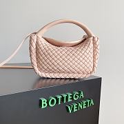 Fortok Bottega Veneta Mini Cobble Top Handle Bag Pink 805739 23x11x8cm - 1