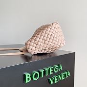 Fortok Bottega Veneta Mini Cobble Top Handle Bag Pink 805739 23x11x8cm - 4