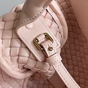 Fortok Bottega Veneta Mini Cobble Top Handle Bag Pink 805739 23x11x8cm - 2