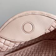 Fortok Bottega Veneta Mini Cobble Top Handle Bag Pink 805739 23x11x8cm - 3