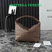Fortok Bottega Veneta Wallace Shoulder Bag Brown 80847 20×13×9.5cm - 1