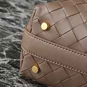 Fortok Bottega Veneta Wallace Shoulder Bag Brown 80847 20×13×9.5cm - 4