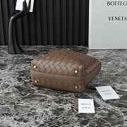 Fortok Bottega Veneta Wallace Shoulder Bag Brown 80847 20×13×9.5cm - 2