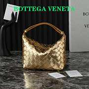 Fortok Bottega Veneta Wallace Shoulder Bag Gold 80847 20×13×9.5cm - 1