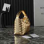 Fortok Bottega Veneta Wallace Shoulder Bag Gold 80847 20×13×9.5cm - 3