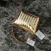 Fortok Bottega Veneta Wallace Shoulder Bag Gold 80847 20×13×9.5cm - 2