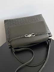 Fortok Bottega Veneta Men's Andiamo Backpack Dark Green 807715 37x26x13cm - 3