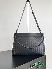 Fortok Bottega Veneta Men's Andiamo Backpack Black 807715 37x26x13cm - 6