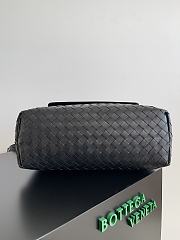 Fortok Bottega Veneta Men's Andiamo Backpack Black 807715 37x26x13cm - 5