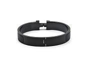Fortok Hermes So Black Enamel Black Bracelet - 6