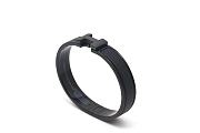 Fortok Hermes So Black Enamel Black Bracelet - 5