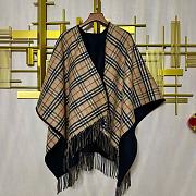Fortok Burberry Classic British Double-sided Cape Beige & Black 130x150cm - 5