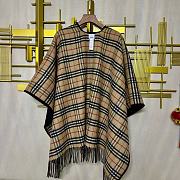 Fortok Burberry Classic British Double-sided Cape Beige & Black 130x150cm - 2