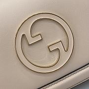Fortok Gucci Blondie Shoulder Bag Light Pink Leather 815711 21.5x11x8cm - 2