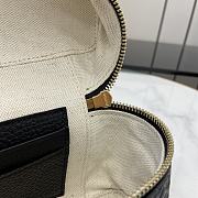 Fortok Gucci GG Emblem Super Mini Handbag Black 815949 20x12x5cm - 3