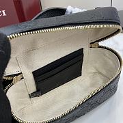 Fortok Gucci GG Emblem Super Mini Handbag Black 815949 20x12x5cm - 2