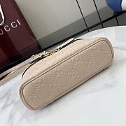 Fortok Gucci GG Emblem Super Mini Handbag Light Pink 815949 20x12x5cm - 6