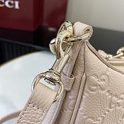 Fortok Gucci GG Emblem Small Shoulder Bag Light Pink 815409 25.5x20x5cm - 5