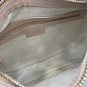 Fortok Gucci GG Emblem Small Shoulder Bag Light Pink 815409 25.5x20x5cm - 4