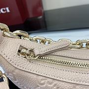 Fortok Gucci GG Emblem Small Shoulder Bag Light Pink 815409 25.5x20x5cm - 2