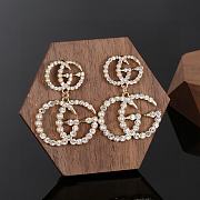 Fortok Gucci GG Pearl Earrings - 1