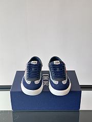 Fortok Dior B01 Sneakers Dark Blue Suede Leather - 6