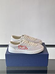 Fortok Dior B01 Sneakers Grey Suede Leather - 1