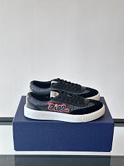 Fortok Dior B01 Sneakers Black Suede Leather - 1