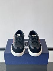 Fortok Dior B01 Sneakers Black Suede Leather - 6