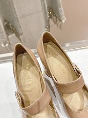 Fortok Dior Miss Dior Ballet Pumps Beige Patent Leather - 5