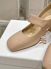 Fortok Dior Miss Dior Ballet Pumps Beige Patent Leather - 6