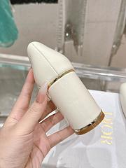 Fortok Dior Miss Dior Ballet Pumps White Patent Leather - 6