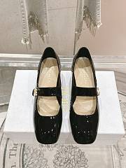 Fortok Dior Miss Dior Ballet Pumps Black Patent Leather - 1