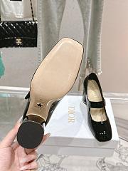 Fortok Dior Miss Dior Ballet Pumps Black Patent Leather - 6